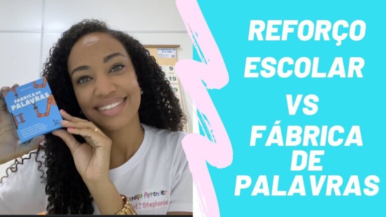 Fábrica de Palavras em suas Aulas de Reforço Escolar Atendimento Pedagógico