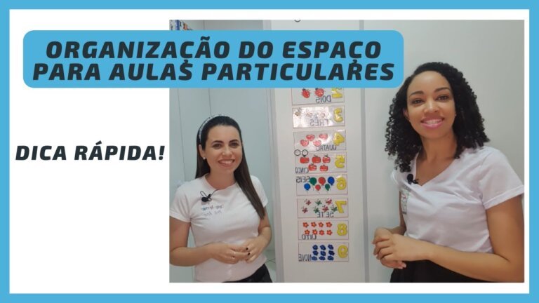 Organização do espaço para Aulas Particulares - Dica Rápida